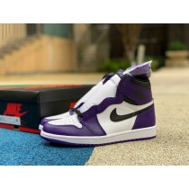 Jordan 1 Retro High Court Purple White